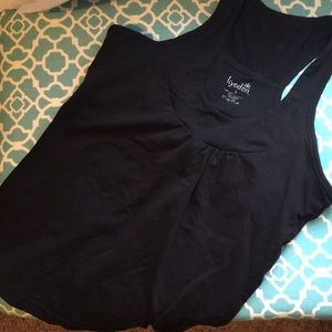 Black bra tank